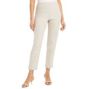 Jm Collection Petite Zip-Hem Tummy-Control Skinny-Leg Cropped Pants